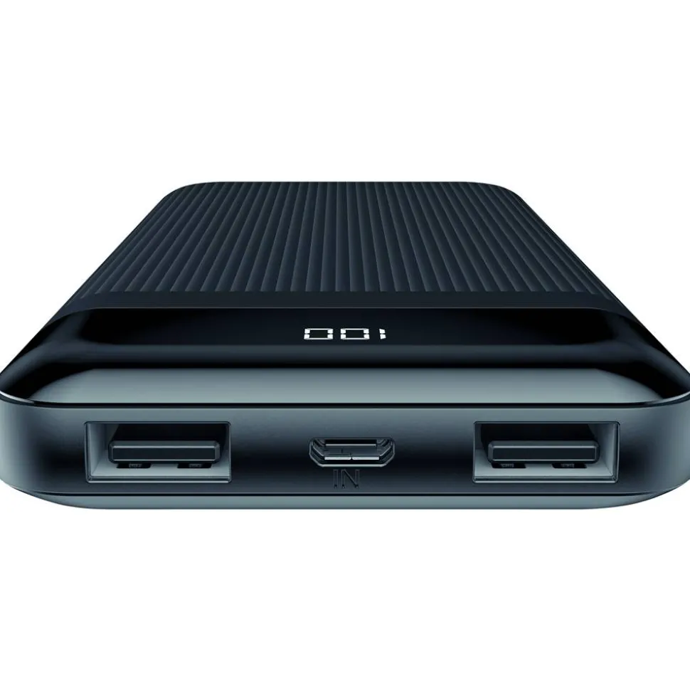 Powerbank 10000 mAh mit Kapazitätsanzeige