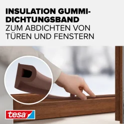 P-Profildichtung 'Insulation' braun 6 m