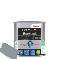 Premium-Buntlack silbergrau seidenmatt 250 ml