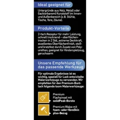 Premium-Buntlack tiefschwarz glänzend 250 ml