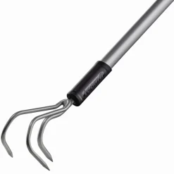 Premium-Grubber Carbonstahl 3 Zinken 168 cm