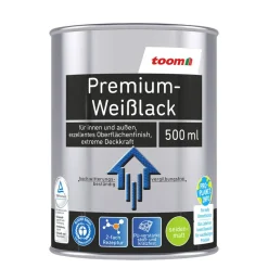 Premium-Weißlack seidenmatt 500 ml
