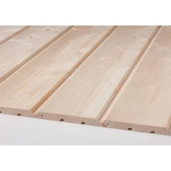 Profilholz Softlineprofil Fichte/Tanne gehobelt 14 x 121 x 2000 mm A-Sortierung