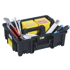 Profi-Tragekasten 'EuroPlus Pro >KC<44.150/2L' Kunststoff schwarz/gelb