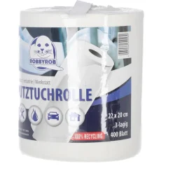 Putztuchrolle weiß 3-lagig 400 Blatt