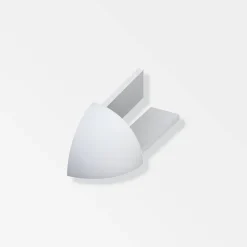 PVC-Außenecke weiß, Breite 8 mm