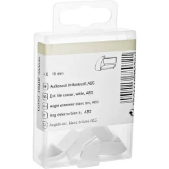 PVC-Außenecke weiß 4er-Set