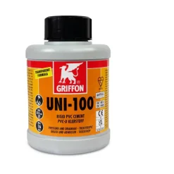 PVC-Kleber 'UNI-100' für PVC-Rohre 250 ml, mit Bürste