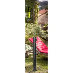 PVC-Solardusche schwarz 9 l