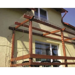 PVC-Wellplatte 'Sinus 76/18' klar 120 x 80 x 0,065 cm