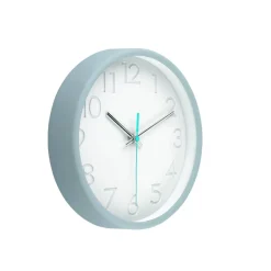 Quarz-Wanduhr grau Ø 25 x 5 cm