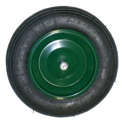 Rad für Gartenkarre grün Gr. 3,5