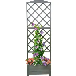 Rankkasten 'Botanica' grau 69 x 210 x 32 cm
