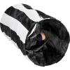 Rascheltunnel für Katzen Nylon schwarz/weiß Ø 25 cm