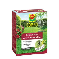 Rasendünger plus Unkrautvernichter 6 kg