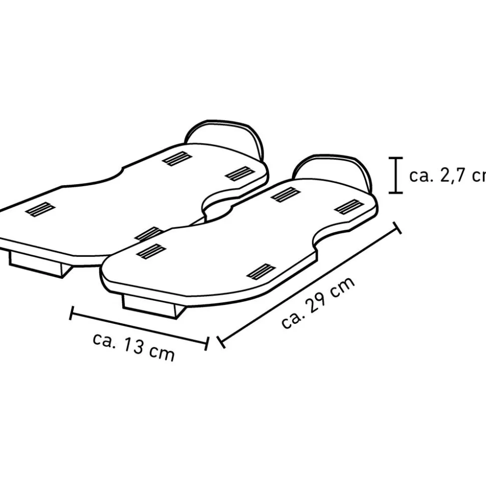 Rasenlüfterschuhe für Schuhgröße 37 bis 45