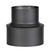 Rauchrohr-Reduzierung schwarz Ø 200/150 x 160 mm