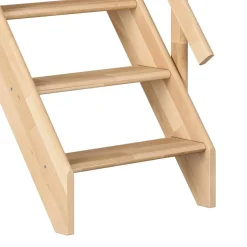 Raumspartreppe 'Burgau' buchefarbend 13 Stufen
