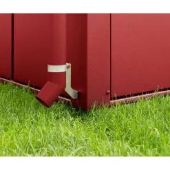 Regenfallrohr für Gerätehäuser purpurrot bis 7 m²