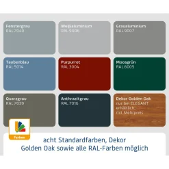 Regenfallrohr für Gerätehäuser anthrazitgrau bis 7 m²