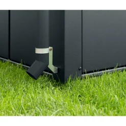 Regenfallrohr für Gerätehäuser anthrazitgrau bis 7 m²