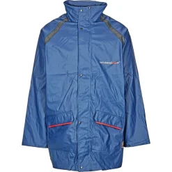 Regenjacke Polyurethan/Polyester marineblau Gr. XL