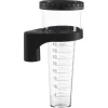 Regenmesser Kunststoff transparent 8,7 x 11,6 x 20,5 cm