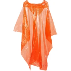 Regenponcho orange Einheitsgröße