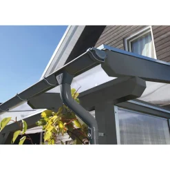 Regenrinnen-Set anthrazit 541 cm
