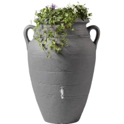 Regenspeicher-Amphore 'Antik' dark granite 600 l