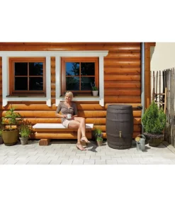 Regentonne 'Barrica' braun 420 l