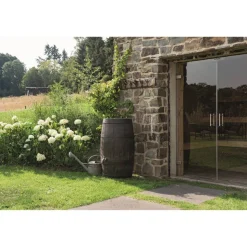 Regentonne 'Barrique' dunkelbraun 250 l