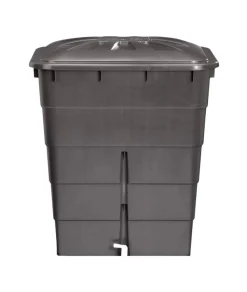 Regentonne 'Basic-Line' graphite grey 300 l mit Hahn