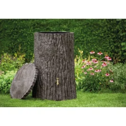 Regentonne 'Evergreen' dunkelbraun 475 l