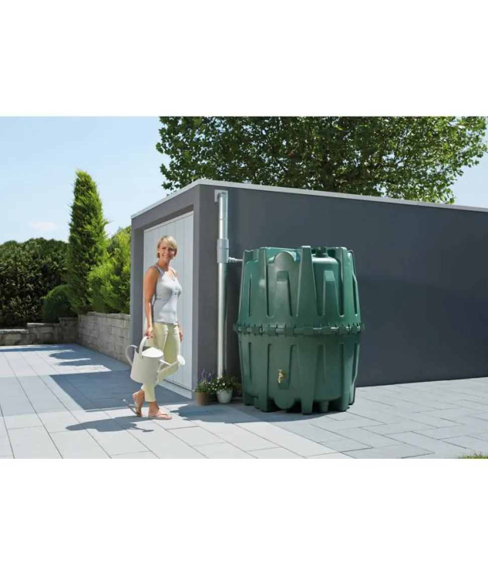 Regentonne Herkules grün 1600 l