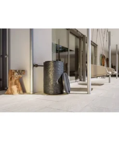 Regentonne 'Muro' graphite grey 420 l