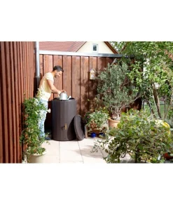 Regentonne 'Timber' braun 230 l