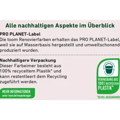 Renovierfarbe für Holzvertäfelungen weiß matt 2,5 l