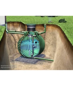 Retentionszisterne 'Columbus Plus' grün 3700 l