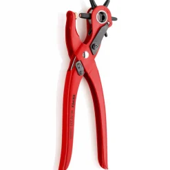 Revolverlochzange pulverbeschichtet rot 220 mm