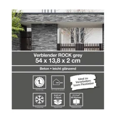 Riemchen 'Maxstone Rock' Beton grau