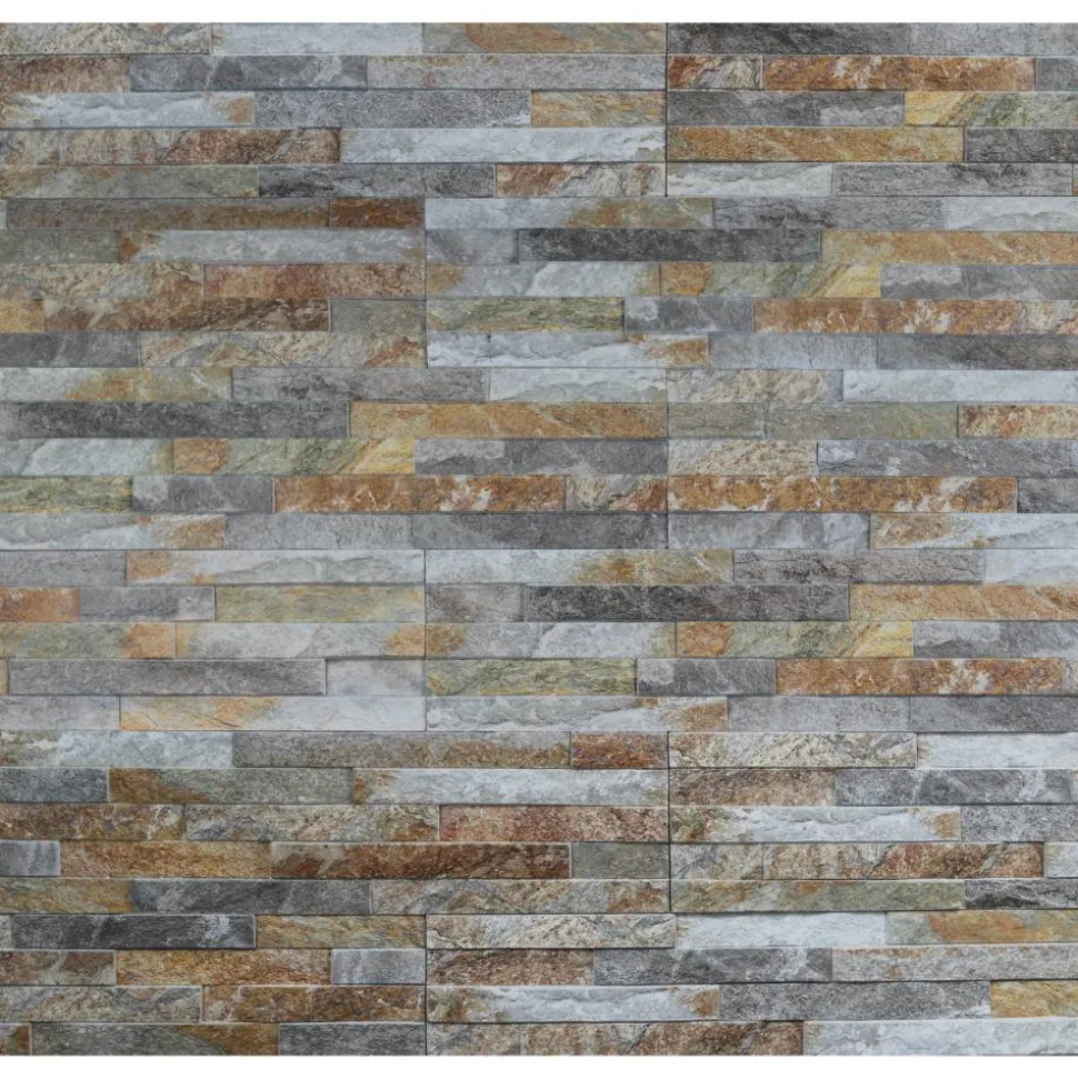 Riemchen 'Mont Blanc' Beton ruggine