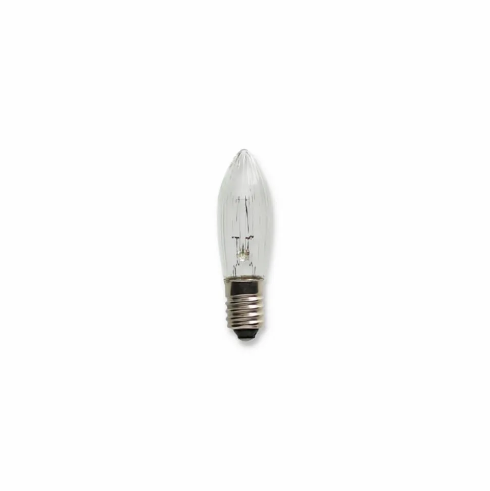 Riffelkerzen E10 3 W 16 V 3 Stück