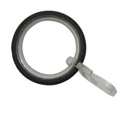 Ringe für Gardinenstange 'Elba' 10er-Pack, grau