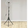 Ringlicht Ø 30 cm mit Stativen und Handyhalterung, USB-Anschluss