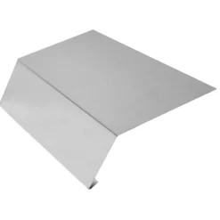Rinneneinhang ohne Wasserfalz silbern 200 cm