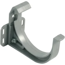 Rinnenhalter verstellbar grau DN 75