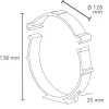 Rohrhalter Ø 125, 2 Stück