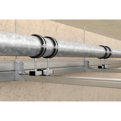 Rohrschelle 'FRS PLUS' 4" Anschlussmutter mit Kombigewinde M8/M10