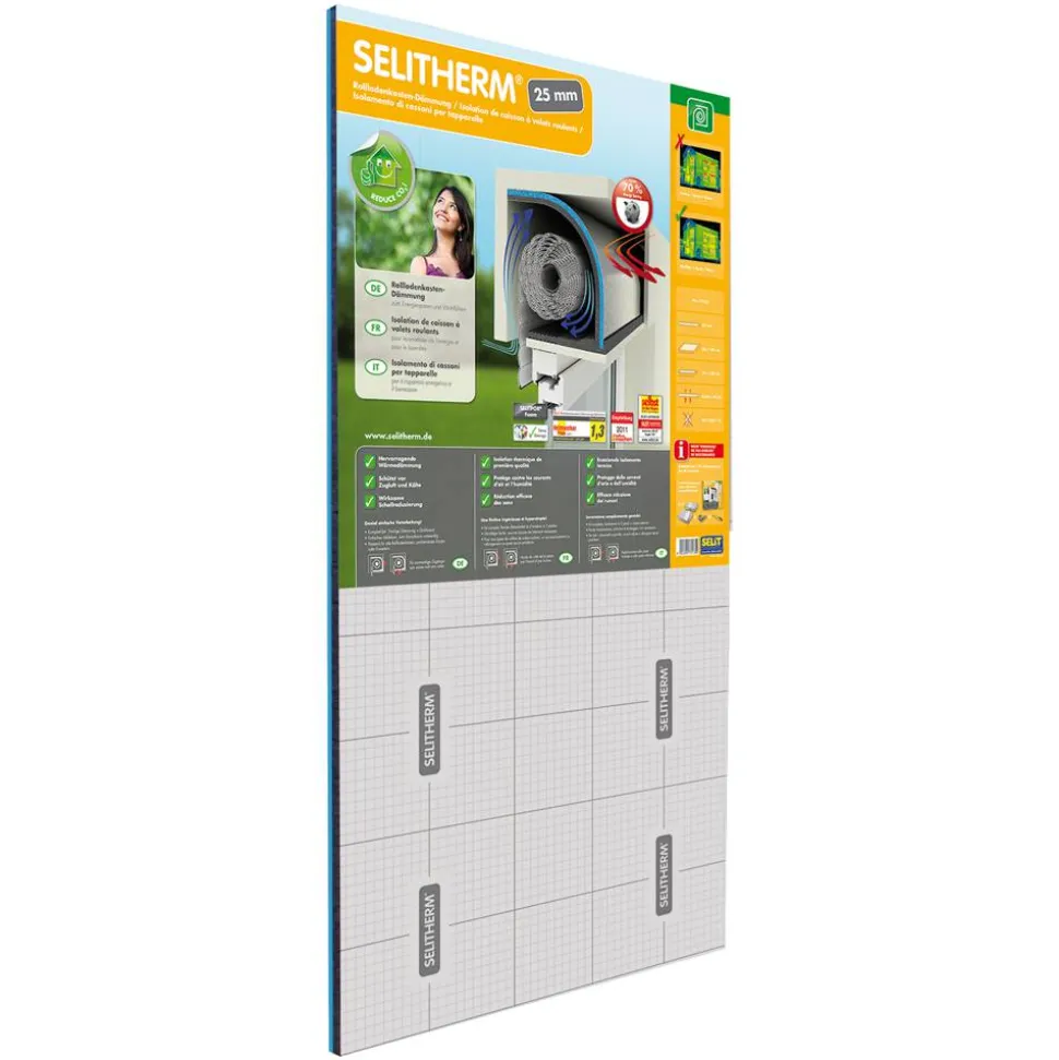 Rollladenkasten-Dämmung 'Selitherm' 50 x 100 x 2,5 cm